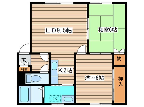 サングロ－リ－Ｎ３１の物件間取画像